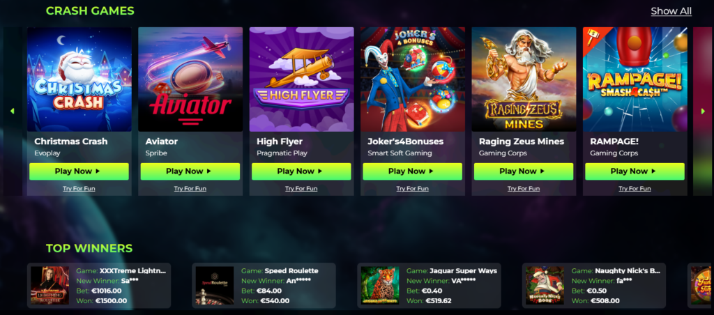 Sélection des meilleures machines à sous sur Space Fortuna casino