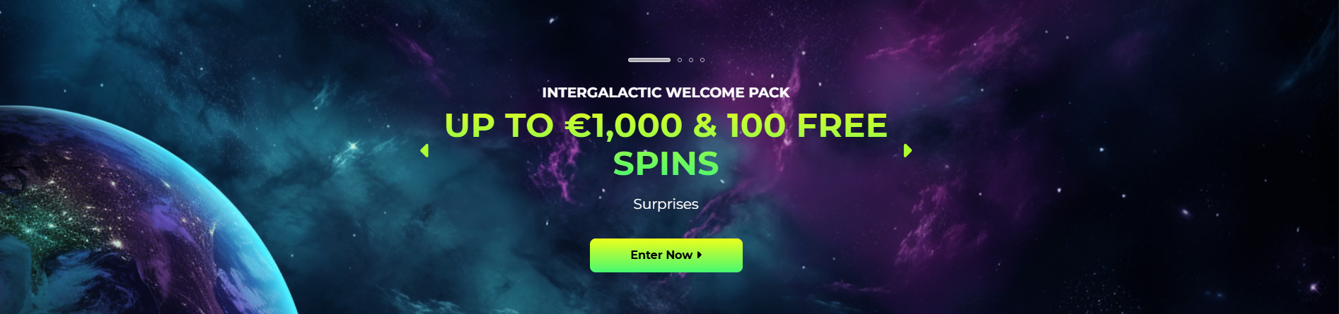offre de bienvenue 100% jusqu'à 2 000 € + 200 tours gratuits de Space Fortuna casino